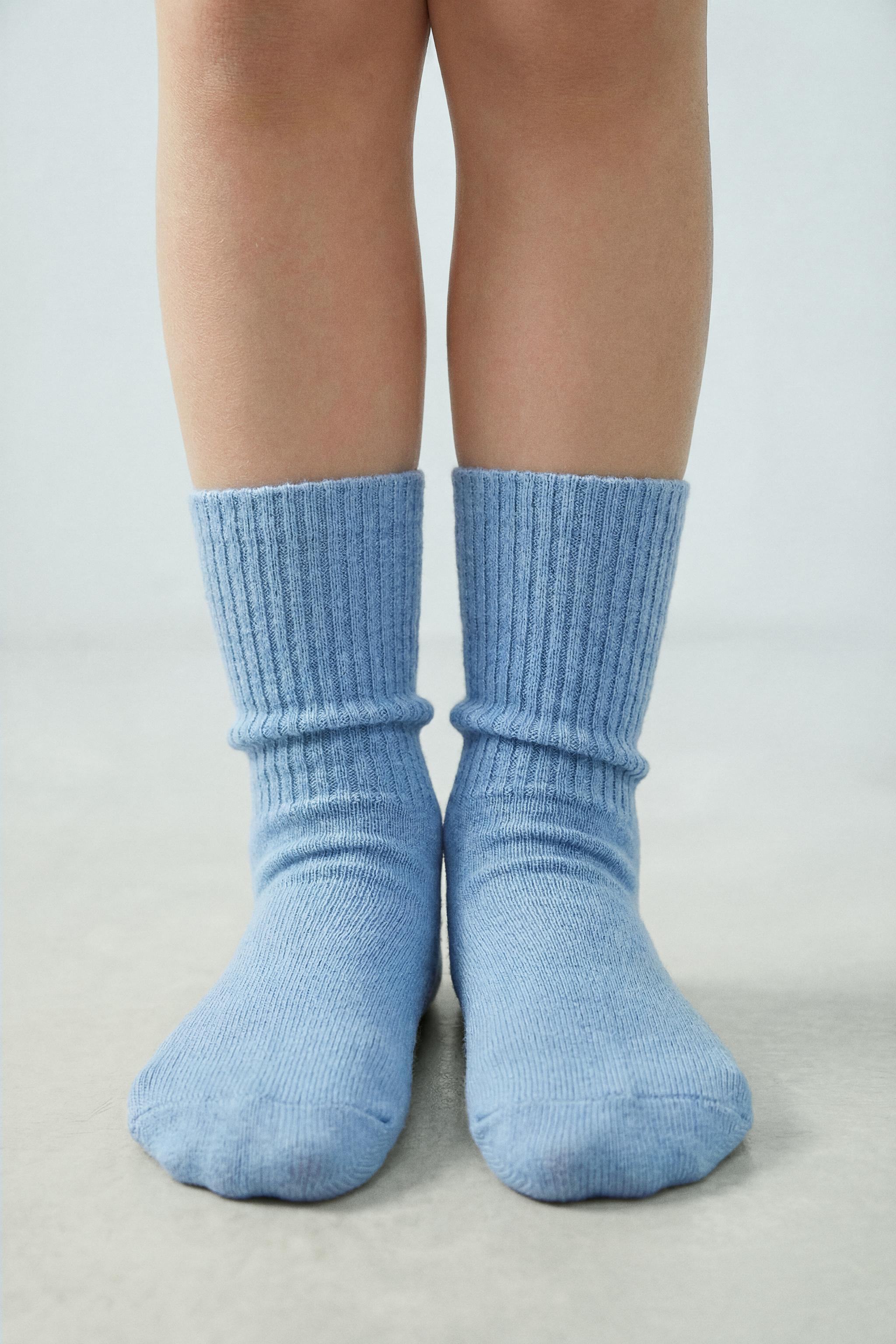 CHAUSSETTES HAUTES UNIES CÔTELÉES